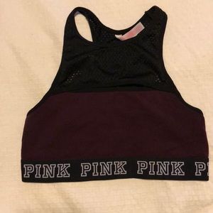 Burgundy Sports Bra